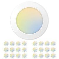 Algopix Similar Product 6 - Amico 24 Pack 56 Inch LED Disk Lights