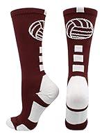 Algopix Similar Product 19 - Volleyball Logo Crew Socks
