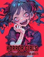 Algopix Similar Product 12 - Horror Girls Anime Coloring Book for