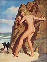 Algopix Similar Product 6 - Vintage 1940s Original Art Frahm Nude