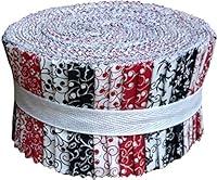 Algopix Similar Product 16 - Red Black  White Collection Jelly Roll