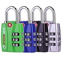 Algopix Similar Product 8 - Forge TSA Luggage Combination Lock 