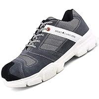 Algopix Similar Product 9 - CVAYU Mens Steel Toe Safety Work