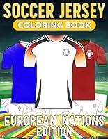 Algopix Similar Product 13 - Soccer Jersey Coloring Book  European