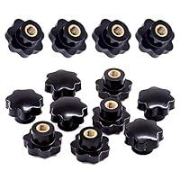 Algopix Similar Product 20 - Swpeet 15Pcs M10 7 Star Knob Female