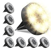 Algopix Similar Product 3 - Solar inGround Lights 2024 8 LED