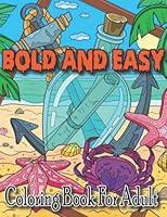 Algopix Similar Product 12 - bold and easy coloring book for adult