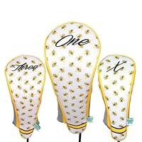 Algopix Similar Product 17 - LilyBeth Golf Head Covers Yellow