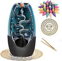 Algopix Similar Product 13 - Ceramic Waterfall Backflow Incense