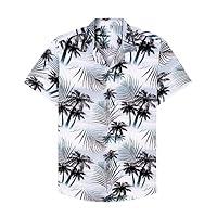 Algopix Similar Product 9 - Hawaiian Floral Shirt for Men Coconut