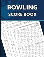 Algopix Similar Product 18 - Bowling Score Book Large Logbook for