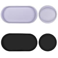 Algopix Similar Product 8 - Set of 4 Mini Silicone Vanity TraySoap
