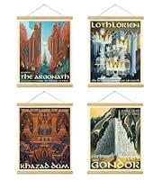 Algopix Similar Product 14 - Middle Earth Landscape Wall Art Prints