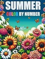 Algopix Similar Product 9 - Summer Color By Number Coloring Book