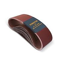 Algopix Similar Product 16 - POWERTEC 3 x 21 Inch Sanding Belts 40