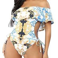Algopix Similar Product 15 - FEDULK Womens Plus Size Swimwear