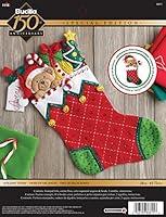 Algopix Similar Product 2 - Bucilla Felt Stocking Applique Kit 18