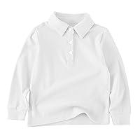 Algopix Similar Product 12 - Boys School Long Sleeve Shirt Button