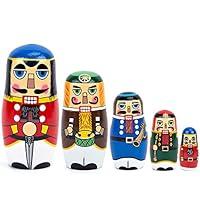 Algopix Similar Product 17 - AMOR PRESENT Nutcracker Nesting Doll