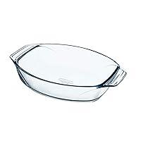 Algopix Similar Product 8 - Pyrex Optimum Glass Oval Roaster High