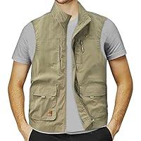 Algopix Similar Product 13 - Mens Outdoor Vest Lightweight