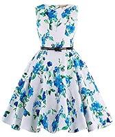 Algopix Similar Product 18 - Blue Floral Vintage Wiggle Girls
