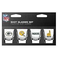 Algopix Similar Product 15 - PSG NFL Green Bay Packers Shot Glass