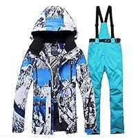 Algopix Similar Product 7 - Men Ski Suits Warm Snow Jacket and