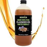 Algopix Similar Product 20 - GreenIVe Flax Seed Oil 100 Pure Cold