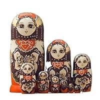 Algopix Similar Product 19 - NMGMJQ Matryoshka Stacking Dolls