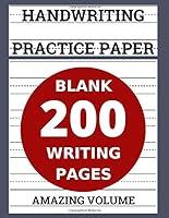 Algopix Similar Product 15 - Handwriting Practice Paper 200 Blank