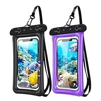 Algopix Similar Product 6 - 2 Pack Waterproof Floating Phone Pouch