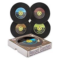 Algopix Similar Product 13 - GAMAGO 45 Record Coasters  Funny