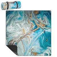 Algopix Similar Product 5 - LLCXCSI Blue Marble Picnic Blankets