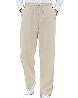 Algopix Similar Product 6 - TURAND Mens Pants Elastic Waist Slacks