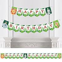 Algopix Similar Product 9 - Big Dot of Happiness Jungle Party