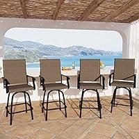 Algopix Similar Product 18 - MFSTUDIO Outdoor Bar Stools Set of 4