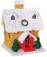 Algopix Similar Product 18 - Multicolor Tinsel 3D Gingerbread House