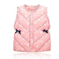 Algopix Similar Product 14 - Yilaku Baby Girls Puffer Vest Coat Bow