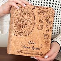 Algopix Similar Product 6 - ENJOY THE WOOD Personalized Recipe Book