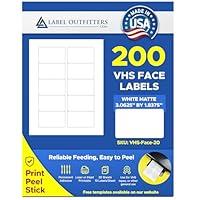 Algopix Similar Product 20 - 200 Label Outfitters VHS Video Tape
