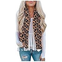 Algopix Similar Product 20 - Womens Fall Vest Full Zip Up Fleece