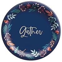 Algopix Similar Product 9 - Amscan Elegant Blue Fall Gather Round