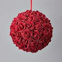 Algopix Similar Product 20 - 12 Foam Rose Ball  Kissing Balls 