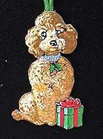 Algopix Similar Product 4 - Tan Honey Brown Poodle Ornament