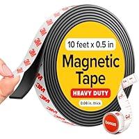 Algopix Similar Product 7 - Super Sticky Magnetic Tape 10 feet x