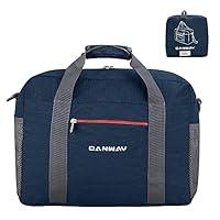 Algopix Similar Product 15 - CANWAY 55L Foldable Travel Duffel Bag