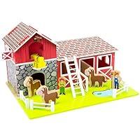 Algopix Similar Product 6 - Saddle Up Wooden Barnyard Playset 