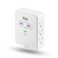 Algopix Similar Product 6 - KMC Wall Surge Protector6 Outlet Wall