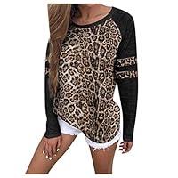Algopix Similar Product 1 - SNOWSONG Womens Leopard Striped Long